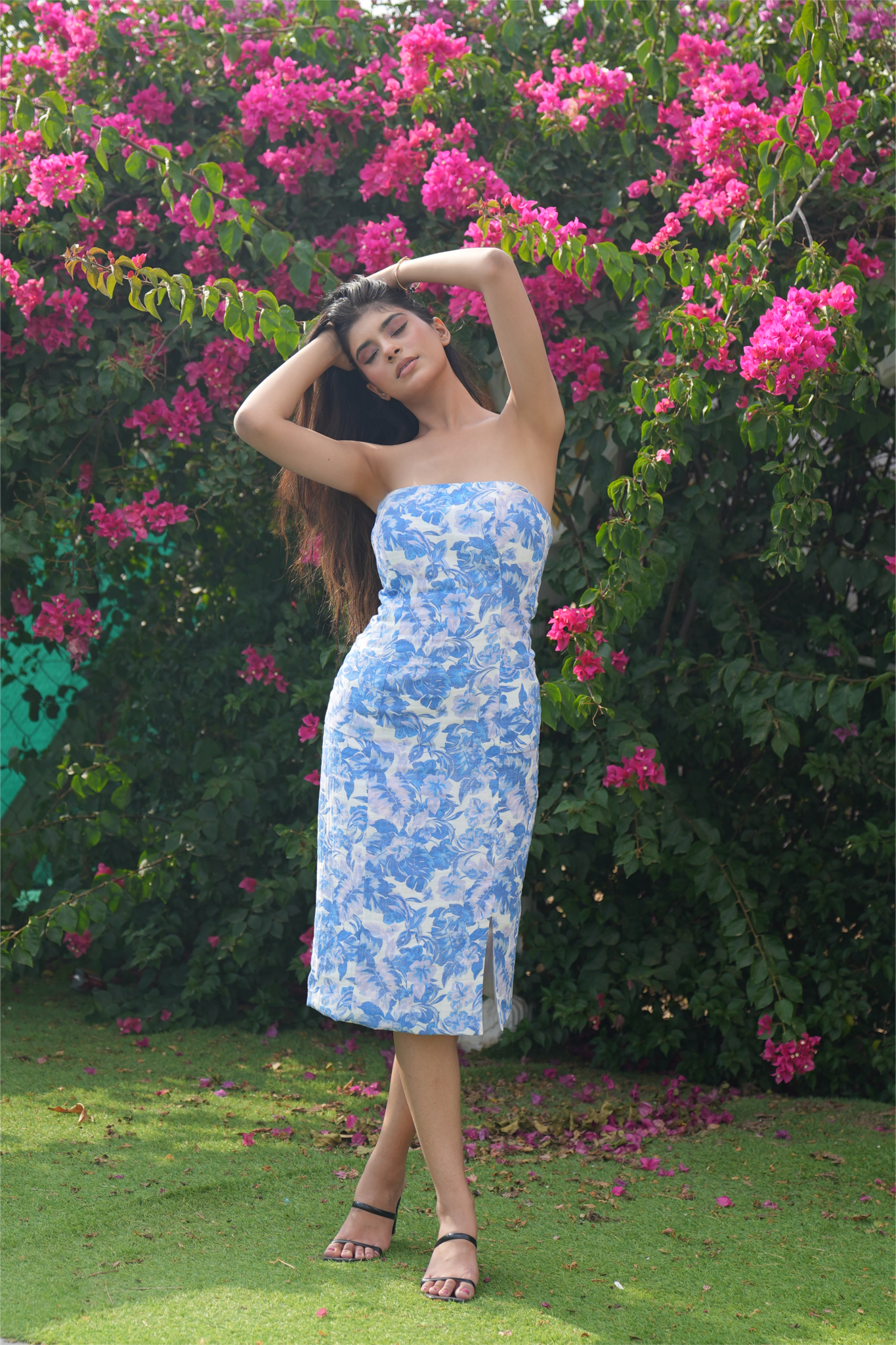 Blue Crush – Cotton Tube Midi