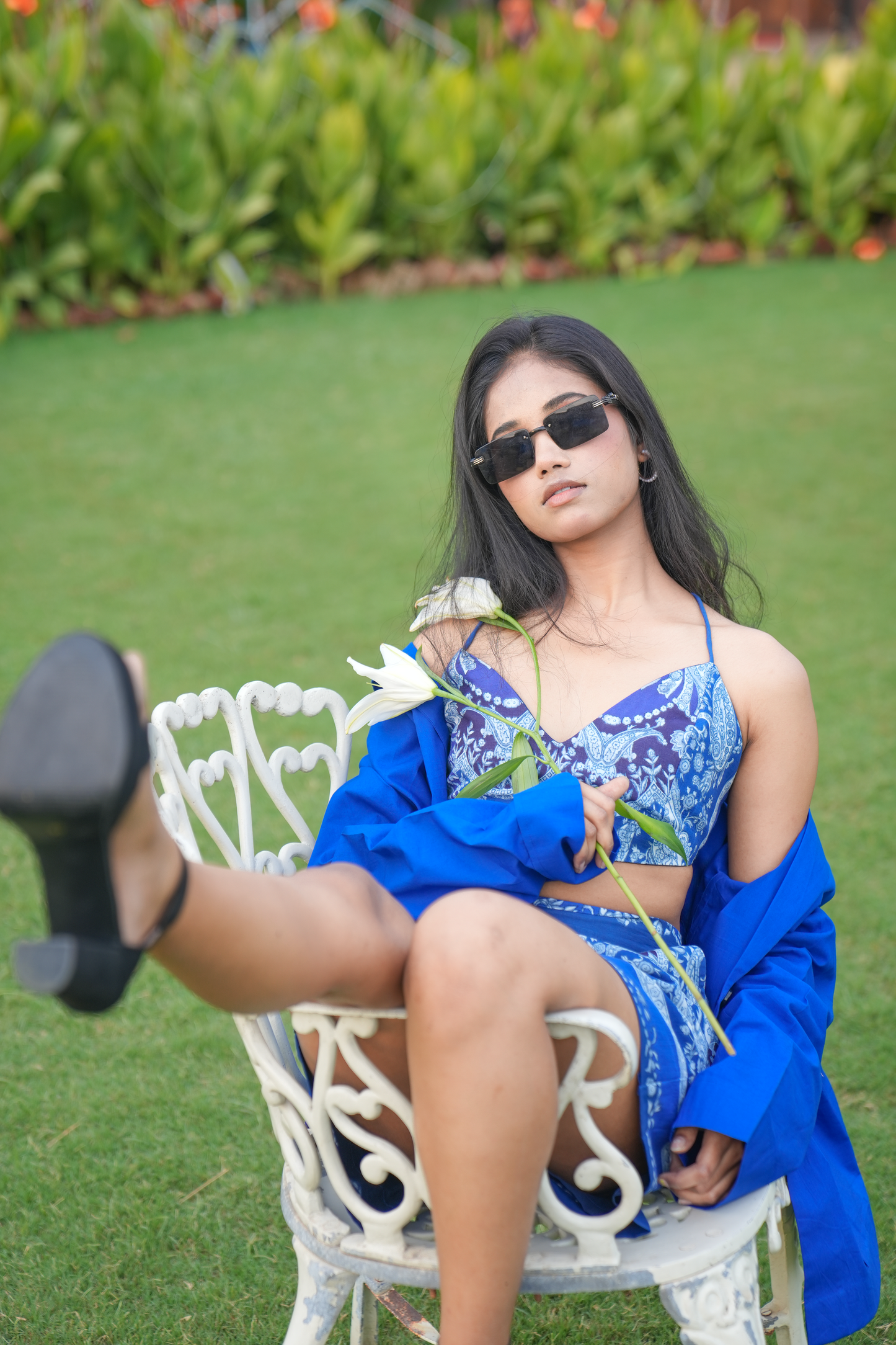 Boho Bleu – Bralette Co-ord Set